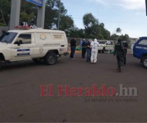 Las víctimas fueron interceptadas cuando estaban en una gasolinera de la zona. Foto: Estalin Irías / EL HERALDO.