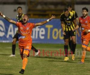 Jason Sánchez anotó el gol del empate al 81'. Foto: Alex Pérez | EL HERALDO.
