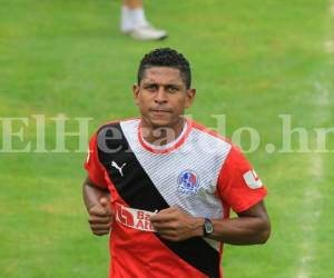 Carlo Costly durante su retorno a los trabajos con su equipo Olimpia en el estadio Francisco Gaitán de Cantarranas, Francisco Morazán, Honduras. (Fotos: Ronal Aceituno / Grupo Opsa)