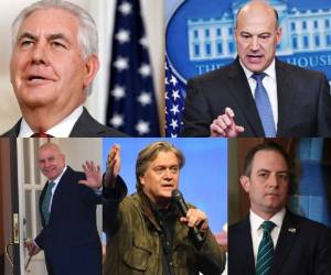 Ellos son los principales funcionarios que fueron despedidos por el gobernante. Foto AFP