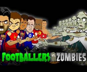 Mira lo que pasa cuando se enfrentan futbolistas y zombies.