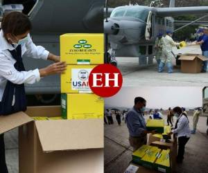 Un lote de 8 mil pruebas PCR, donadas por el gobierno de Estados Unidos, llegaron este miércoles al país para ayudar a detectar más casos de coronavirus. Fotos: Emilio Flores/EL HERALDO