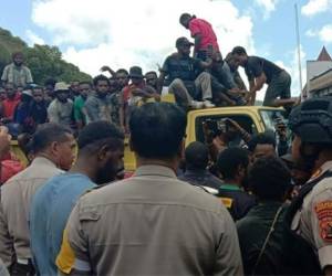 La provincia de Papúa conoce una rebelión independentista esporádica contra el gobierno indonesio, que tomó el control de la región. Foto: AFP.