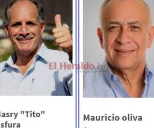 Nasry 'Tito' Asfura y Mauricio Oliva.