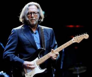 Eric Clapton durante una presentación. Foto AFP
