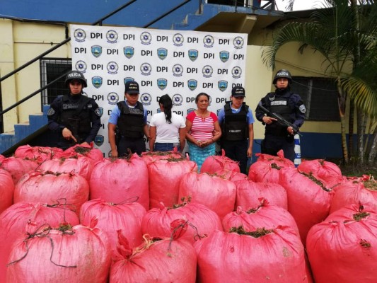 Según las autoridades, al menos 3,000,000 de lempiras en marihuana suma lo decomisado.