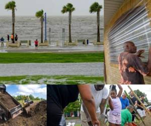 Familias completas han sido evacuadas como medida preventiva, mientras muchas otras se preparan con víveres y con diques artificiales para evitar inundaciones. Foto: AP.