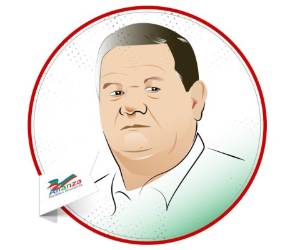 Romero Vásquez Velásquez es el candidato a presidente del partido Alianza Patriótica de las elecciones generales de 2021. Ilustración: Jorge Izaguirre / EL HERALDO.