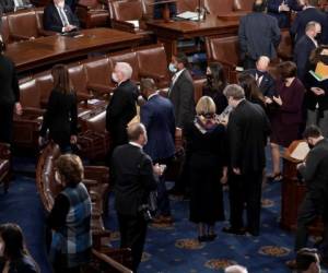 Los demócratas controlarían ambas cámaras así como la Casa Blanca por primera vez desde los dos primeros años de la presidencia de Barack Obama, cuando lanzó un gigantesco paquete de medidas para salvar a la economía. Foto: AFP.