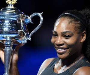Su último partido en una competición fue antes de la final del Abierto de Australia, hace un año, en la que ganó a pesar de estar embarazada ya de dos meses. Foto AFP