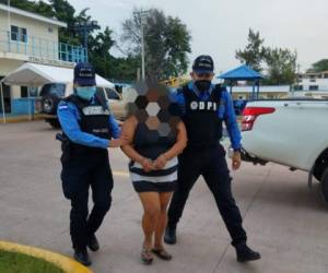 La mujer fue remitidas a los tribunales de justicia de la capital de Honduras.