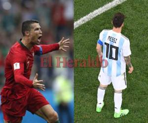 Para algunos, Cristiano Ronaldo ha sido el mejor jugador del Mundial de Rusia y Leo Messi la gran decepción hasta el momento. Foto:AFP