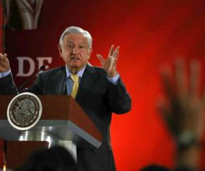 Andrés Manuel López Obrador, presidente de México. Foto AP