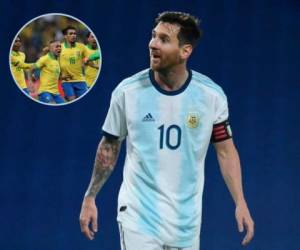 Messi mostró respetó ante la selección de Brasil tras ganarles la final. Foto. AP