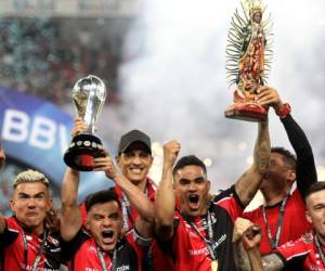 Un locura fue la celebración de los jugadores del Atlas tras conquistar el segundo título de la liga mexicana.