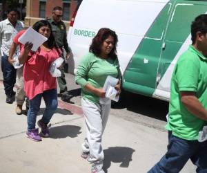 36,745 familias centroamericanas fueron capturadas este 2018 por la Patrulla Fronteriza en el sector de Río Grande, en la frontera con México.(Foto: AFP)