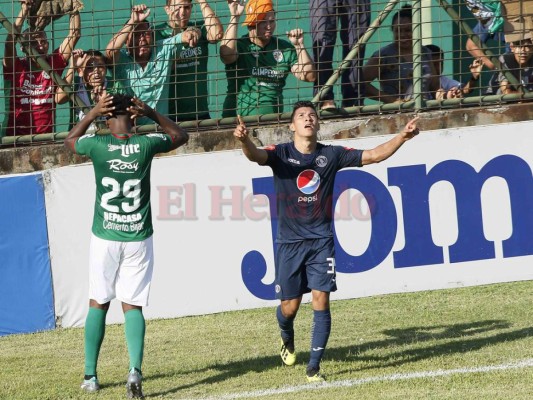 Los verdes empataron 1-1 contra Motagua en el estadio Yankel Rosenthal de la ciudad de San Pedro Sula.