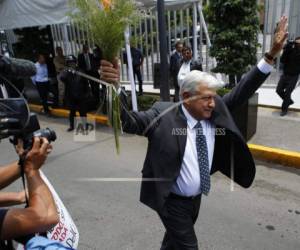 López Obrador fue el candidato de una coalición de izquierda compuesta por su partido Morena, así como por partidos políticos menores. (Foto: AP)