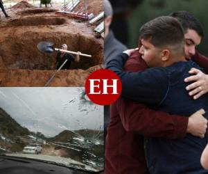 La familia LeBarón está en duelo por la masacre de nueve de sus miembros, cinco de los cuales fueron sepultados este viernes durante el segundo día de funerales. Fueron asesinados en un territorio cuyo control es disputado por el Cartel de Sinaloa y la banda La Línea. Fotos Agencia AP