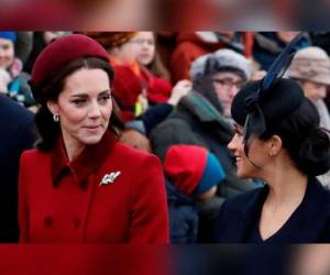 Lo mejor para las duquesas Kate Middleton y Meghan Markle sería no embarazarse al mismo tiempo. Foto: AFP.
