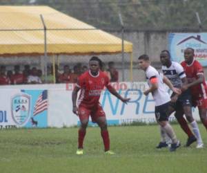 Real Sociedad y Honduras de El Progreso empataron 1 a 1 en el Francisco Martínez Durón de Tocoa. Foto: EL HERALDO.