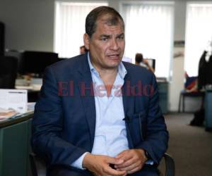 El ex presidente ecuatoriano Rafael Correa. Foto AFP