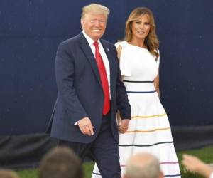 Melania Trump se ha convertido en tendencia en la red social tras el an uncia de que su esposo no logró la reelección presidencial. Foto: AFP