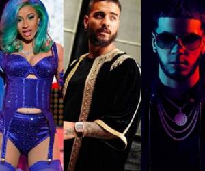 Cardi B, Maluma y Anuel AA están nominados esta noche. Foto Instagram