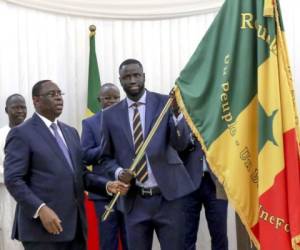 El presidente senegalés Macky Sall en un evento político. Foto:AFP