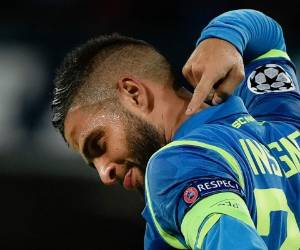 Lorenzo Insigne anotó a los 90 minutos. Foto AFP