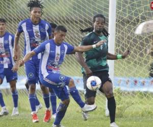 Yosimar Maradiaga y Durvin Sánchez fueron los anotadores para el Victoria ante Atlético Pinares. Foto: EL HERALDO