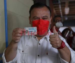 Darío Banegas hizo un llamado a la población para que salga a votar masivamente este domingo. Foto: Alex Pérez | EL HERALDO
