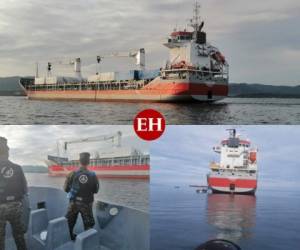 El buque Ijsselborg que trae dos de los siete hospitales móviles comprados por Inversión Estratégica de Honduras (Invest-H) a Turquía, llegó a Puerto Cortés la mañana de este viernes, a las 7:10 en punto. Estas son las primeras imágenes.