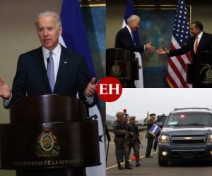 Honduras recibió la visita de Joe Biden, en ese entonces vicepresidente de Barack Obama, el pasado 6 de marzo de 2012 para retomar la política antidrogas del gobierno de los Estados Unidos en Centroamérica. Biden asumió este 20 de enero de 2021 como el nuevo gobernante estadounidense. Foto: Johny Magallanes/EL HERALDO.