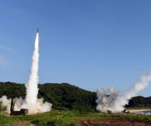 Los líderes de Estados Unidos, Corea del Sur y Japón se reunirán esta semana al margen del G20. Foto: AFP/South Korean Defence Ministry