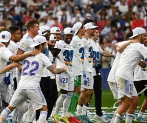 El Real Madrid ganó su 35º título de Liga este sábado, el primero con Carlo Ancelotti a los mandos.