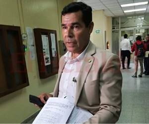 El abogado Abel Orellana durante su comparecencia a la Corte Suprema de Justicia.