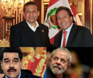 Humala y Toledo en Perú, Nicolás Maduro y Lula da Silva están acusados por el caso. Foto: AFP