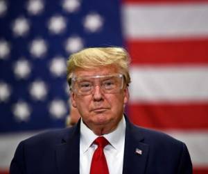 La campaña de reelección de noviembre de Trump se activa después de la orden de confinamiento masivo impuesta para tratar de detener la propagación del virus. Foto: AFP