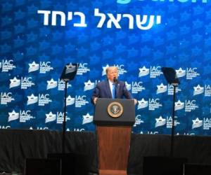 El presidente de los Estados Unidos, Donald Trump, participó en la cumbre del Consejo Israelí Americano en Miami.