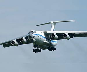 Imagen de referencia del avión ruso Il-76.