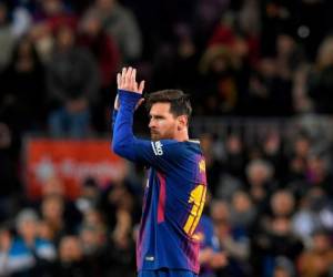 Messi renovó su contrato con el Barcelona hasta 2021 el pasado noviembre, e ingresará más de 100 millones de euros anuales incluyendo salario y derechos de imagen. Foto: AFP