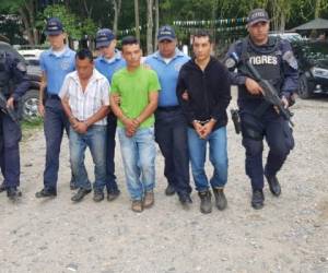 Las personas detenidas son miembros de una misma familia y responden a los nombres de Agustín Alejandro Ramos García (65), Eduin Alexi Ramos Chavarría (45) y José Agustín Ramos Muñoz (35).