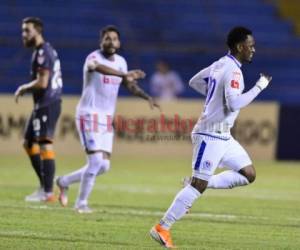 Deybi Flores anotó el segundo gol olimpista. Foto: EL HERALDO.