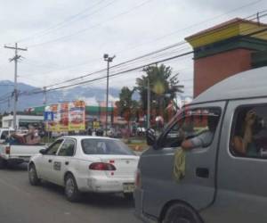 En San Pedro Sula, las principales carreteras de la ciudad se vieron sin problemas de circulación. Foto: La Prensa / Grupo Opsa.
