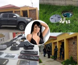 La exrepresentante de Miss Honduras Internacional 2012 fue detenida este martes 22 de octubre junto a su esposo en posesión de una fuerte cantidad de dinero y armas en la Residencial Costa Verde de San Pedro Sulla, en la zona norte de Honduras. Estos son los datos que se conocen sobre su detención. FOTOS: Cortesía.