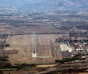 Una foto actual de la base aérea Soto Cano y el lugar donde será el Aeropuerto.