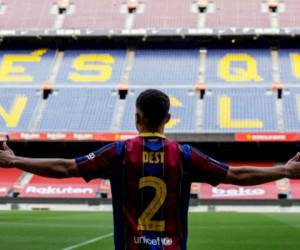 El jugador, de 19 años, ha fichado hasta junio de 2025 con una cláusula de rescisión de 400 millones de euros (470.4 millones de dólares). Foto: Twitter