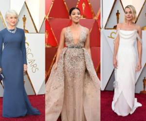 Estas talentosas mujeres encantaron con su belleza y talento en la alfombra roja de los premios Oscar. Fotos: AFP