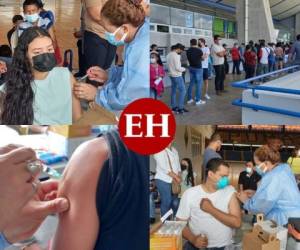 Este lunes dio inicio la nueva fase de la vacunación en Honduras, cuando tres grupos prioritarios recibieron la tercera dosis anticovid, para completar así su esquema de vacunación contra el covid-19. Foto: Efraín Salgado/ EL HERALDO